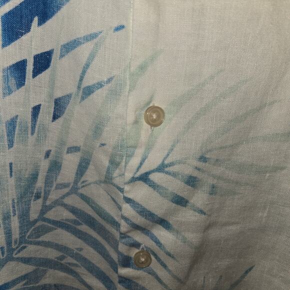 Tommy Bahama Fo' Rio Fronds Linen Shirt Mens 3XLT - Picture 3 of 6